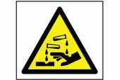 Acid Symbol Safety Sign