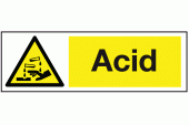 Acid Warning Safety Sign
