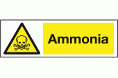 Ammonia Warning Safety Sign
