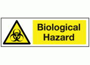 Biological Hazard Warning Safety Sign