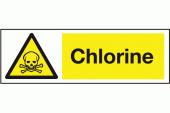 Chlorine Warning Safety Sign
