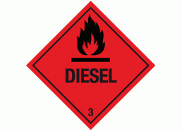Diesel Warning Sign