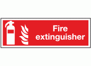 Fire Extinguisher Safety Sign (Landscape)
