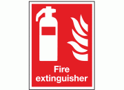 Fire Extinguisher Safety Sign (Portrait)