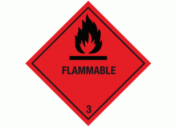 Flammable Warning Sign