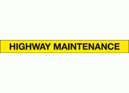 Highway Maintenance Vehicle Safety Sign 