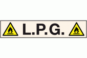 L.P.G Safety Sign