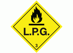 L.P.G Warning Sign