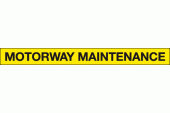 Motorway Maintenance Vehicle Safety Sign 