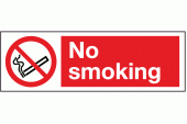No Smoking Vehicle Safety Sign 