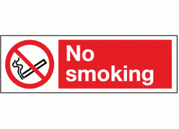 No Smoking Vehicle Safety Sign 