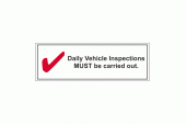 Daily Vehicle Inspection Notice